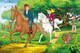  Schmidt Spiele Bibi & Tina, Puzzle-Box, 2x100, 2x150 db (55609) Gyerek kirakó 