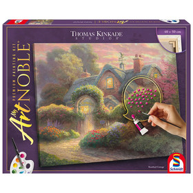 Rosebud Cottage (46165) festhetõ vászonkép Thomas Kinkade D,F, I,GB,NL,E