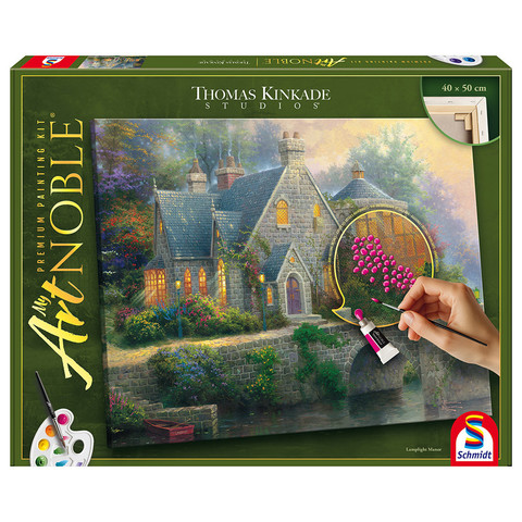 Lamplight Manor (46167) festhető vászonkép Thomas Kinkade