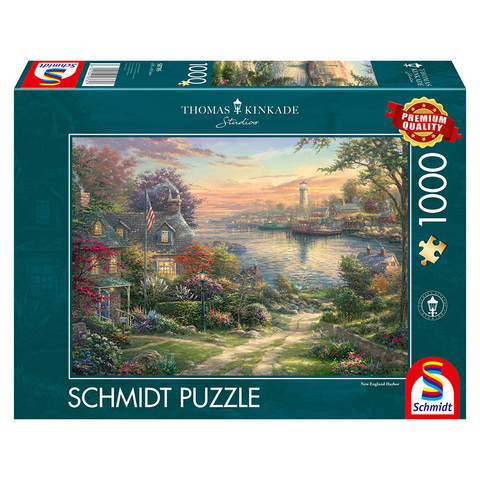 Schmidt Spiele New England Harbour (58785) Kirakó 1000 db Thomas Kinkade 