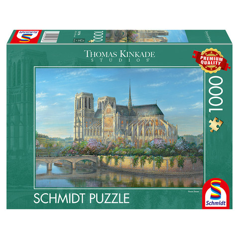 Schmidt Spiele Notre Dame (58796) Kirakó 1000 db Thomas Kinkade 