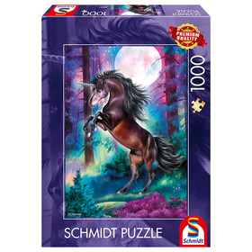 Schmidt Spiele Unicorn in full moon (58887) Kirakó 1000 db 