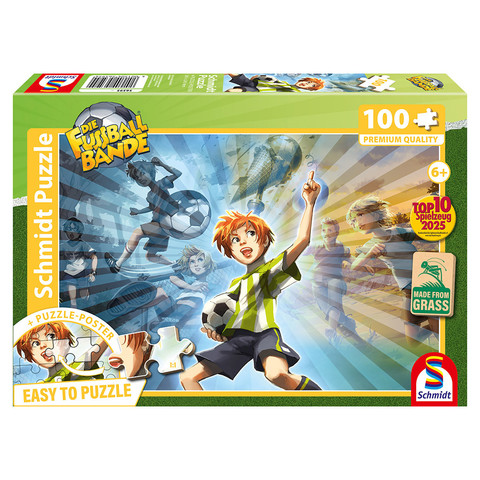 Schmidt Spiele Die Fussballbande, Kampfgeist, 100 db (56595) Gyerek kirakó 