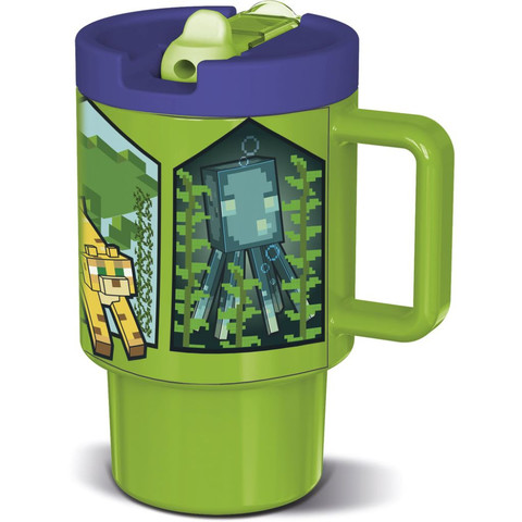 Füles bögre, Minecraft, 530 ml, zöld