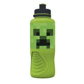 Kulacs, Creeper, Minecraft, 430 ml, zöld