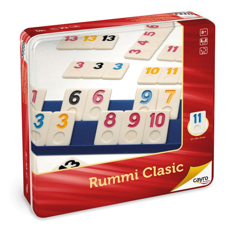 Rummy - Klasszikus römi fémdobozban - Cayro