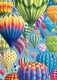 Colorful Balloons in the Sky, 1000 db
