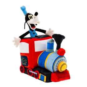 Goofy kalauz kis plüssjáték, Minnie és Mickey szökevény vasútja