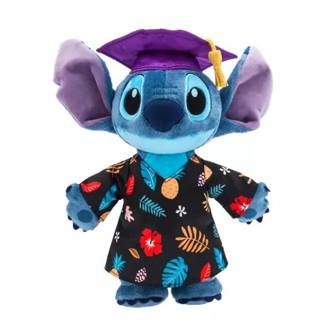 Stitch - végzős diák ruhában, 2024 Small Soft Toy, Lilo & Stitch