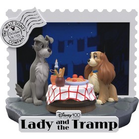 Beast Kingdom Lady and the Tramp Disney 100th Anniversary Figurine