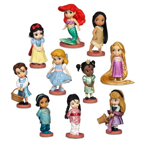 Disney hercegnők - mini animátor baba figurák, deluxe játékkészlet 