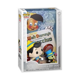 Funko Pinocchio és Jiminy Cricket Disney100 Pop! Vinyl figura filmplakáttal