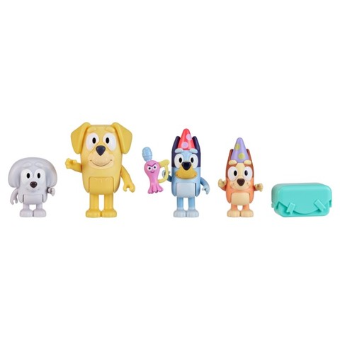 Moose Toys Bluey Pass the Parcel Figure Set