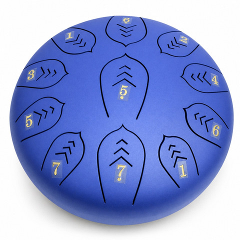 Nyelvdob - 11 hangos, 25 cm (kék)