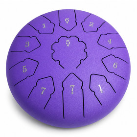 Nyelvdob - 11 hangos, 25 cm (lila)