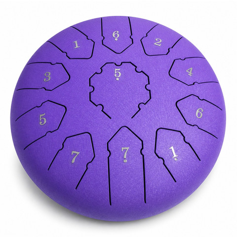 Nyelvdob - 11 hangos, 25 cm (lila)