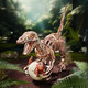 ROKR 3D fa puzzle - Mechanikus velociraptor