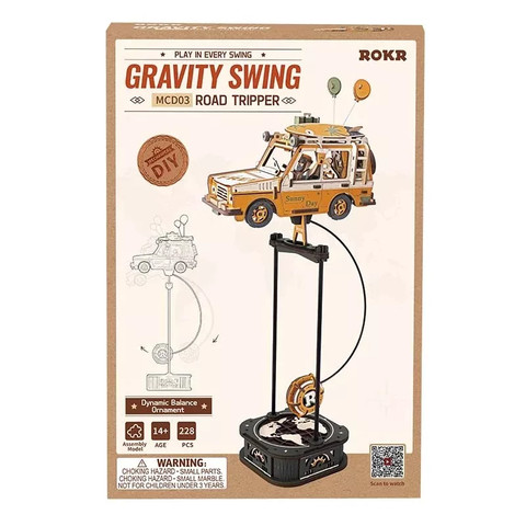 ROKR 3D fa puzzle - Kalandjáró lengő terepjáró