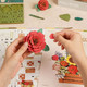 Rowood 3D fa puzzle - Virágcsokor faládában