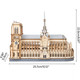 Rowood 3D fa puzzle - Párizsi Notre-Dame-székesegyház