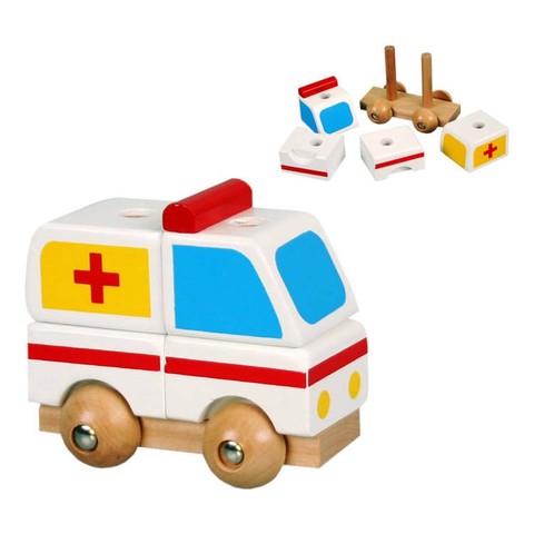 Szétszedhető mentőautó (kicsi)
