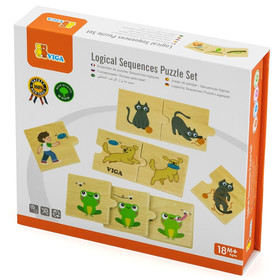 Készségfejlesztő puzzle - állatok és a természet