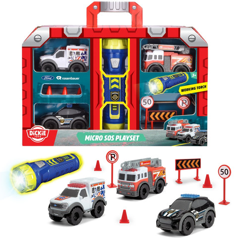 Dickie Toys Micro SOS játékszett