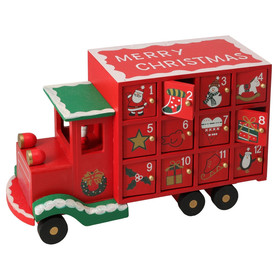 Adventi naptár Kamion Mikulással (piros)