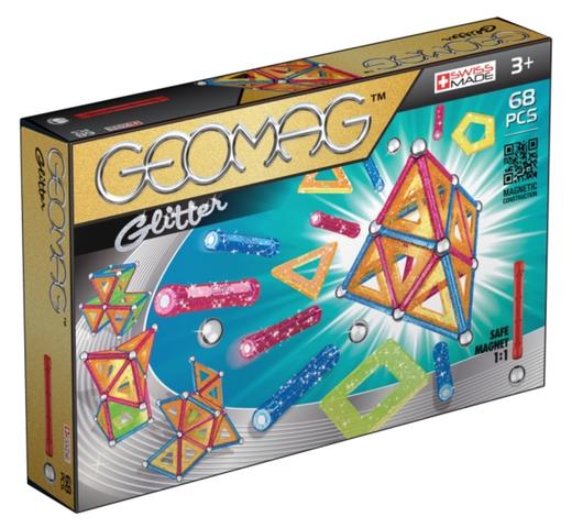 Geomag Glitter-csillogós 68 darabos