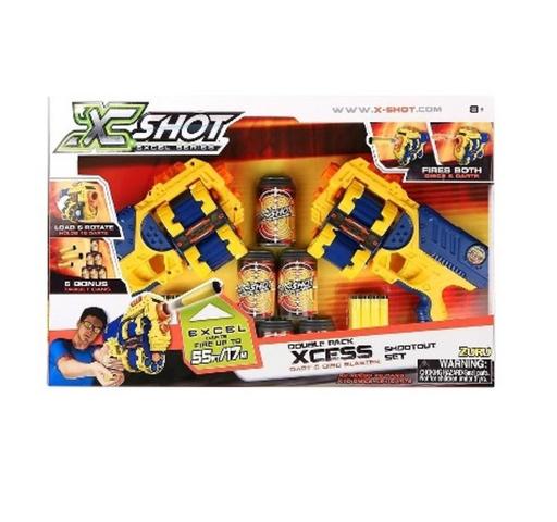 X-Shot Forgótáras pisztoly (6 doboz, 10 korong, 24 nyíl)