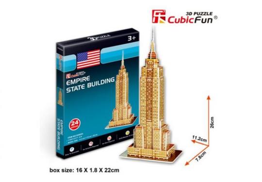 3D puzzle - Empire State Building 24 db-os