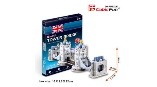 3D puzzle - Tower Bridge 32 db-os