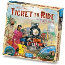 Ticket to Ride - India & Switzerland expansion