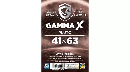 GK Gamma X - Pluto kártyavédő (41x63 mm)