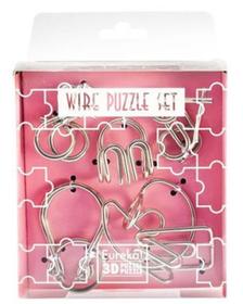 Mini Wire Puzzle Szett Rózsaszín