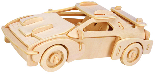 Gepetto's Workshop - Versenyautó- 3D fapuzzle