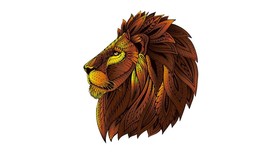 Fa puzzle – Oroszlán (FSC-wood)
