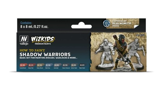 Wizkids Premium set by Vallejo: Shadow Warriors festékszett