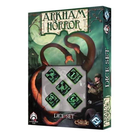 Arkham Horror Dice Set - Black/Green