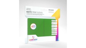 GameGenic Matte Prime Sleeves, zöld - 66x91mm (100 db/csomag)