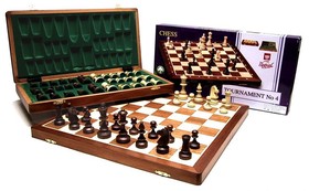 Tournament 4 (intarziás sakk-készlet) 