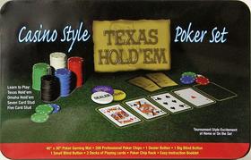Póker zseton készlet, Texas Hold'em 200db - 620860