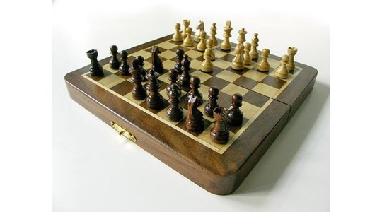 Fa sakk-készlet mágneses 17x9x4cm - 670940