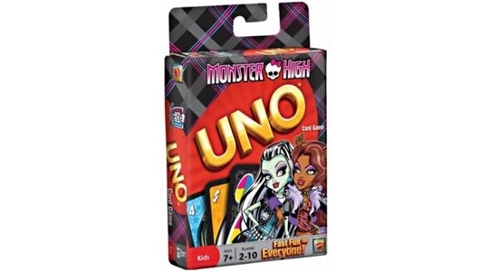 Uno kártya Monster High