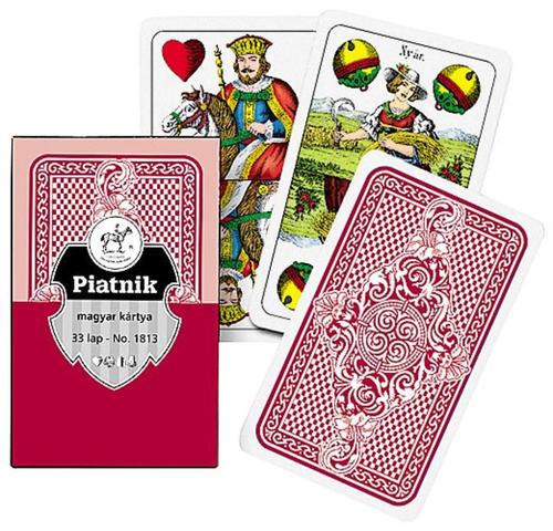 Magyar kártya, piros hátoldalú