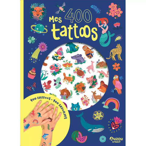 400 db lemosható tetoválás Auzou