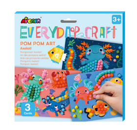 Kreatív pom pom kép készítő, Axolotl Avenir