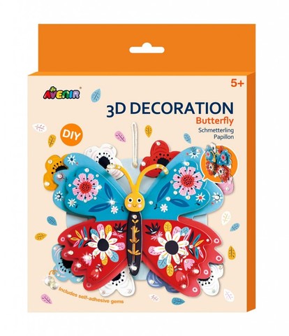 3D dekorációs puzzle, Pillangó Avenir