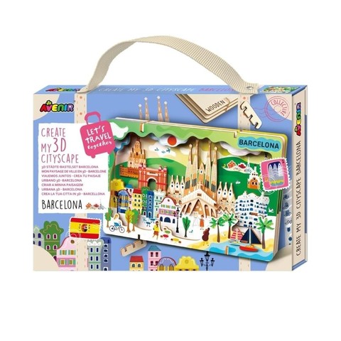 Városkép 3D puzzle, Barcelona Avenir