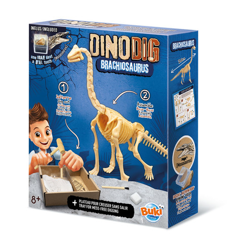 Dínó csontváz felfedező készlet Brachiosaurus BUKI